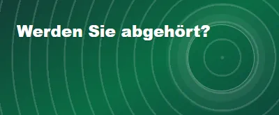 Werden Sie abgehört